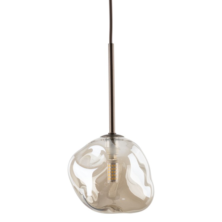 LAVA BROWN Lampa wisząca 1XG9 11025 TK Lighting Brąz Koniak