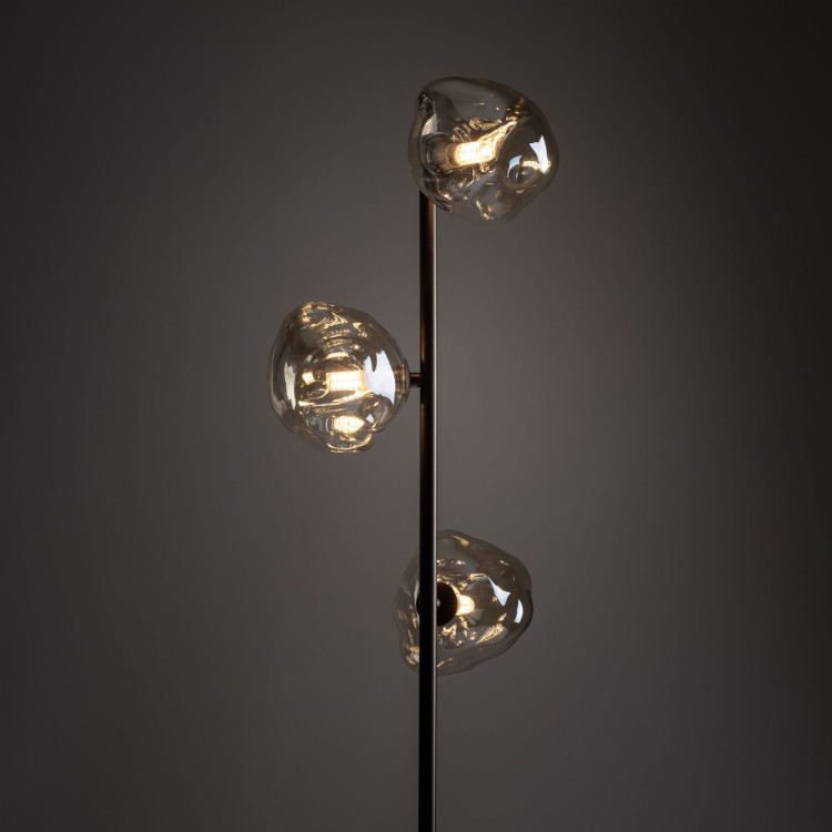 LAVA BROWN Lampa podłogowa 3XG9 16150 TK Lighting Brąz Koniak