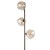 LAVA BROWN Lampa podłogowa 3XG9 16150 TK Lighting Brąz Koniak
