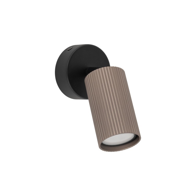 TUNE BROWN 1XGU10 16146 TK Lighting Czarny Brązowy