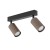 TUNE BROWN 2XGU10 16147 TK Lighting Czarny Brązowy