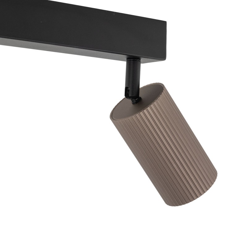 TUNE BROWN 2XGU10 16147 TK Lighting Czarny Brązowy