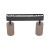 TUNE BROWN 2XGU10 16147 TK Lighting Czarny Brązowy