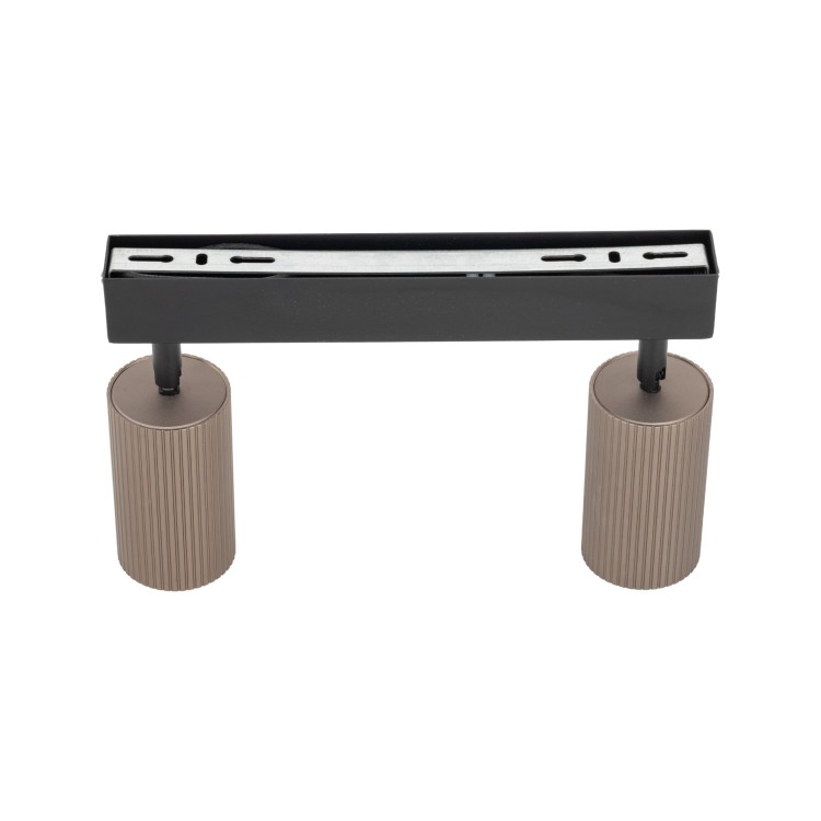 TUNE BROWN 2XGU10 16147 TK Lighting Czarny Brązowy
