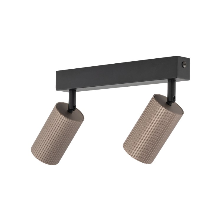 TUNE BROWN 2XGU10 16147 TK Lighting Czarny Brązowy