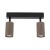 TUNE BROWN 2XGU10 16147 TK Lighting Czarny Brązowy
