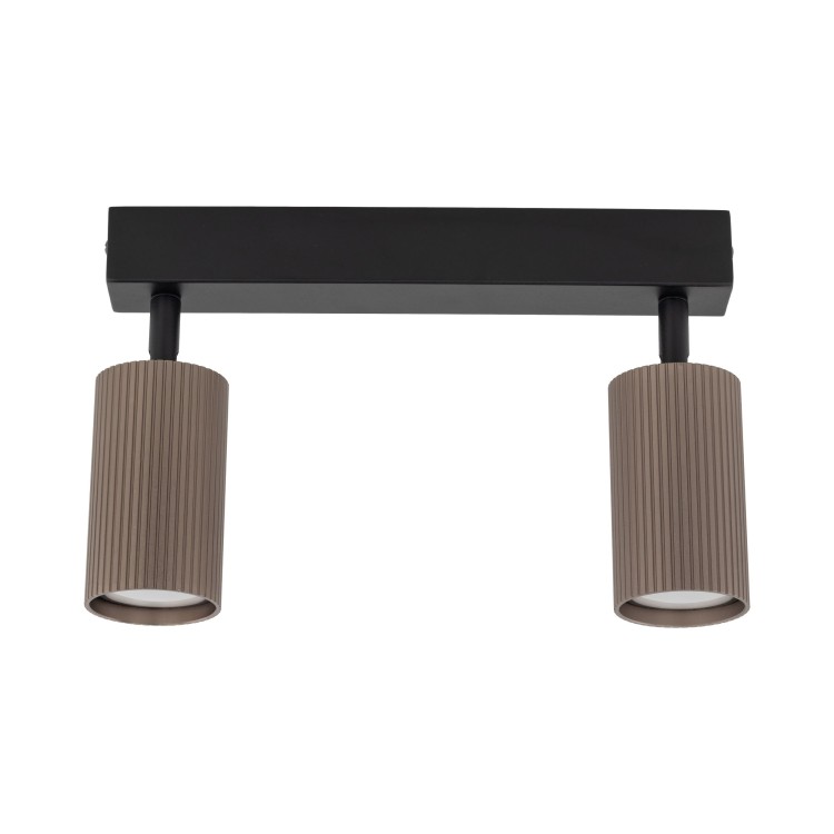 TUNE BROWN 2XGU10 16147 TK Lighting Czarny Brązowy