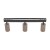 TUNE BROWN 3XGU10 16148 TK Lighting Czarny Brązowy