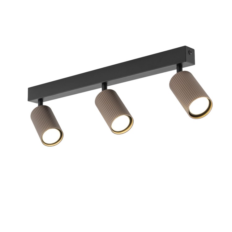TUNE BROWN 3XGU10 16148 TK Lighting Czarny Brązowy