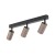 TUNE BROWN 3XGU10 16148 TK Lighting Czarny Brązowy