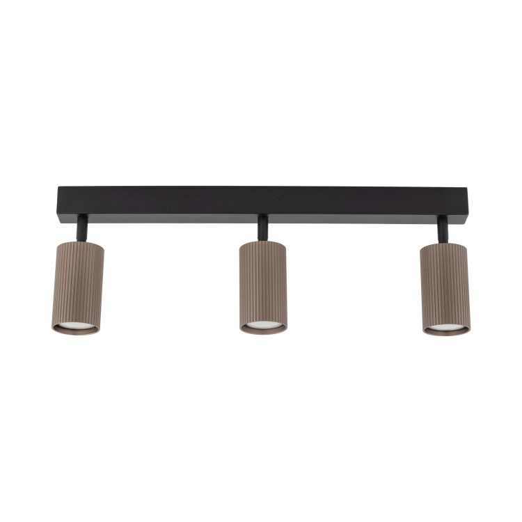 TUNE BROWN 3XGU10 16148 TK Lighting Czarny Brązowy