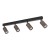 TUNE BROWN 4XGU10 16149 TK Lighting Czarny Brązowy