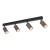TUNE BROWN 4XGU10 16149 TK Lighting Czarny Brązowy