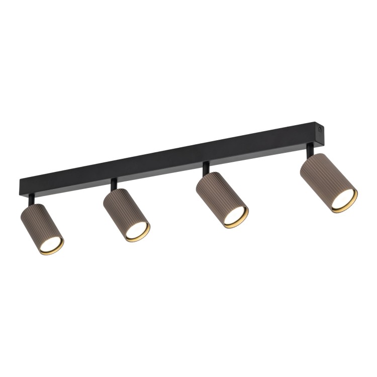 TUNE BROWN 4XGU10 16149 TK Lighting Czarny Brązowy