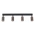 TUNE BROWN 4XGU10 16149 TK Lighting Czarny Brązowy