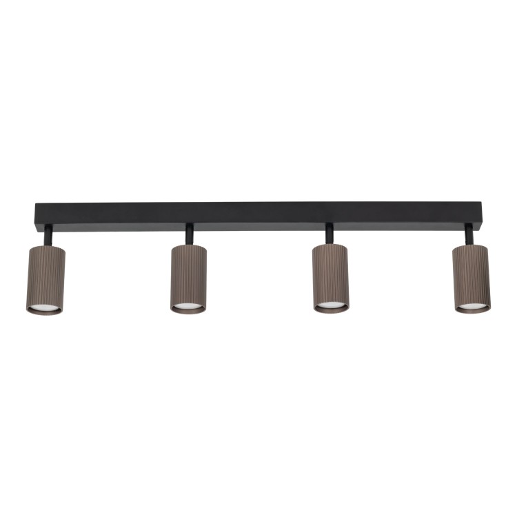 TUNE BROWN 4XGU10 16149 TK Lighting Czarny Brązowy