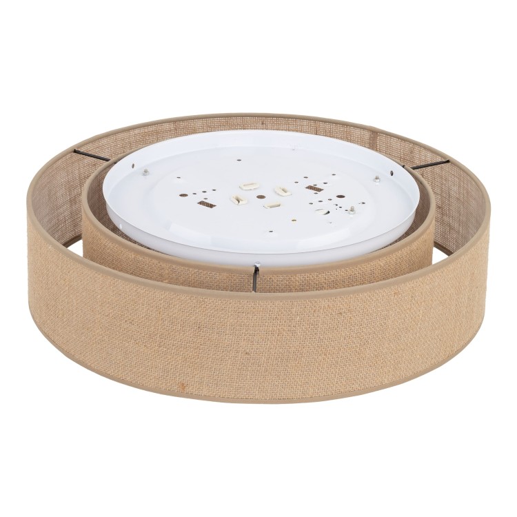 CALISTO JUTA Lampa sufitowa 4 500 11046 TK Lighting Biały Brązowy