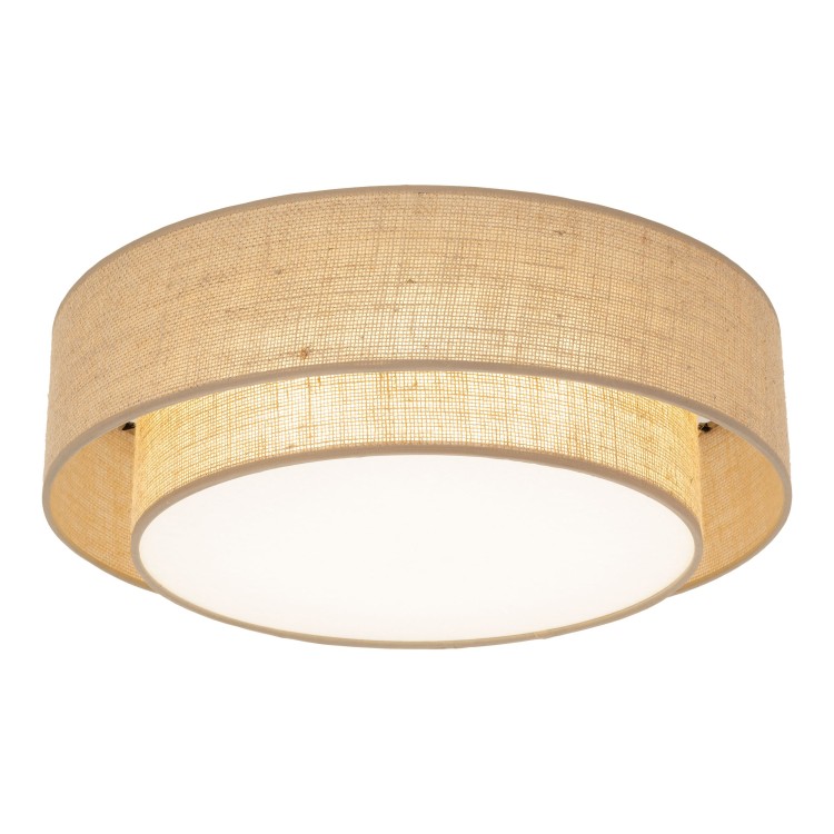 CALISTO JUTA Lampa sufitowa 4 500 11046 TK Lighting Biały Brązowy