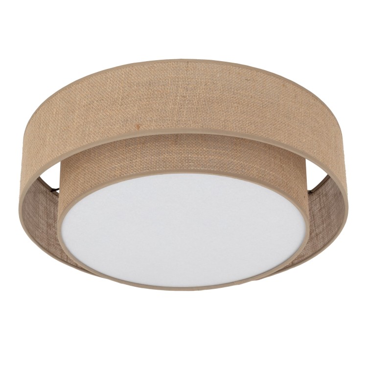 CALISTO JUTA Lampa sufitowa 4 500 11046 TK Lighting Biały Brązowy