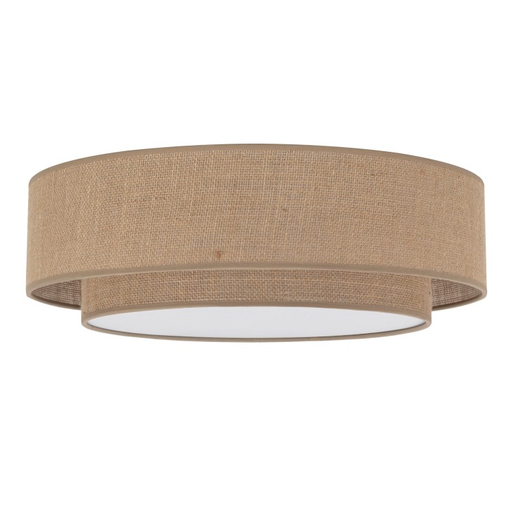 CALISTO JUTA Lampa sufitowa 4 500 11046 TK Lighting Biały Brązowy