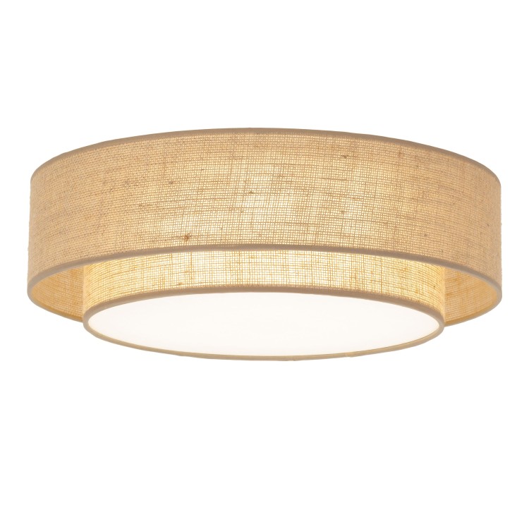 CALISTO JUTA Lampa sufitowa 4 500 11046 TK Lighting Biały Brązowy