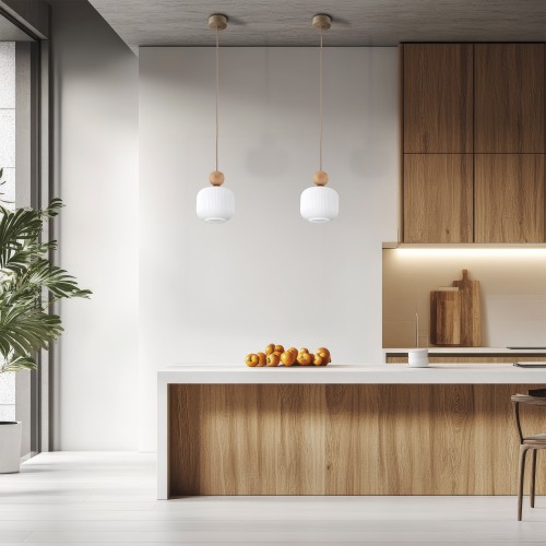 BALLO Lampa wisząca 1XE14 11049 TK Lighting Sabia Biały