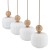 BALLO Lampa wisząca 4XE14 11051 TK Lighting  Biały