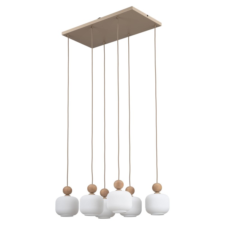 BALLO Lampa wisząca 6XE14 11052 TK Lighting Sabia Biały