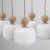BALLO Lampa wisząca 6XE14 11052 TK Lighting Sabia Biały