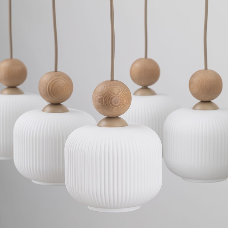 BALLO Lampa wisząca 6XE14 11052 TK Lighting Sabia Biały