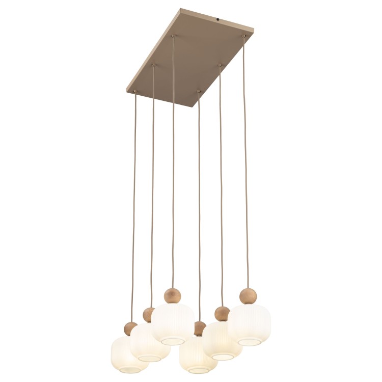 BALLO Lampa wisząca 6XE14 11052 TK Lighting Sabia Biały