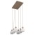 BALLO Lampa wisząca 6XE14 11052 TK Lighting Sabia Biały