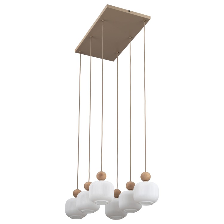 BALLO Lampa wisząca 6XE14 11052 TK Lighting Sabia Biały
