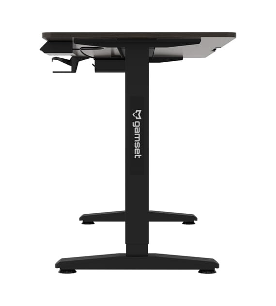 Biurko pneumatyczne gamingowe CONTROL 1.4 EKGS8109 GAMSET z regulacją wysokości dla dziecka i dorosłego do grania pracy siedzącej i stojącej szkoły lekcji ergonomia ergonomiczne stół gamingowy