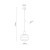 MELIA Lampa wisząca 1XE27 11090 TK Lighting Sabia Biały