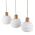 MELIA Lampa wisząca 3XE27 11091 TK Lighting Sabia Biały