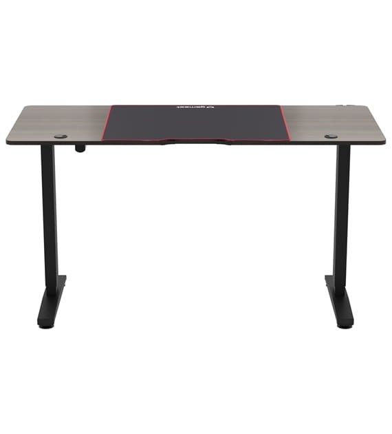 Biurko pneumatyczne gamingowe CONTROL 1.4 EKGS8109 GAMSET z regulacją wysokości dla dziecka i dorosłego do grania pracy siedzącej i stojącej szkoły lekcji ergonomia ergonomiczne stół gamingowy