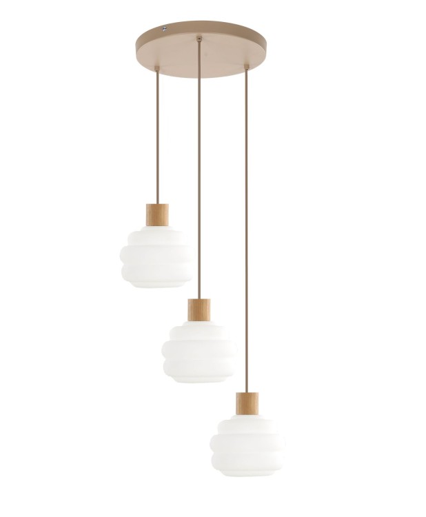 MELIA Lampa wisząca 3XE27 Koło 11200 TK Lighting Sabia Biały