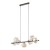 LAVA BROWN Lampa wisząca 7XG9 11033 TK Lighting Brąz Brązowy