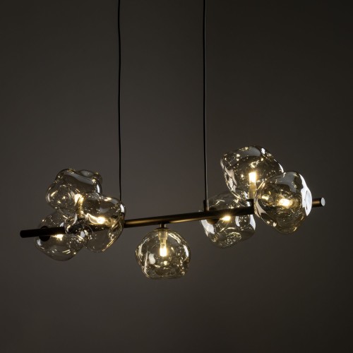 LAVA BROWN Lampa wisząca 7XG9 11033 TK Lighting Brąz Brązowy