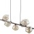 LAVA BROWN Lampa wisząca 7XG9 11033 TK Lighting Brąz Brązowy