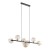 LAVA BROWN Lampa wisząca 7XG9 11033 TK Lighting Brąz Brązowy
