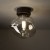 LAVA BROWN Lampa sufitowa 1XG9 11034 TK Lighting Brąz Koniak