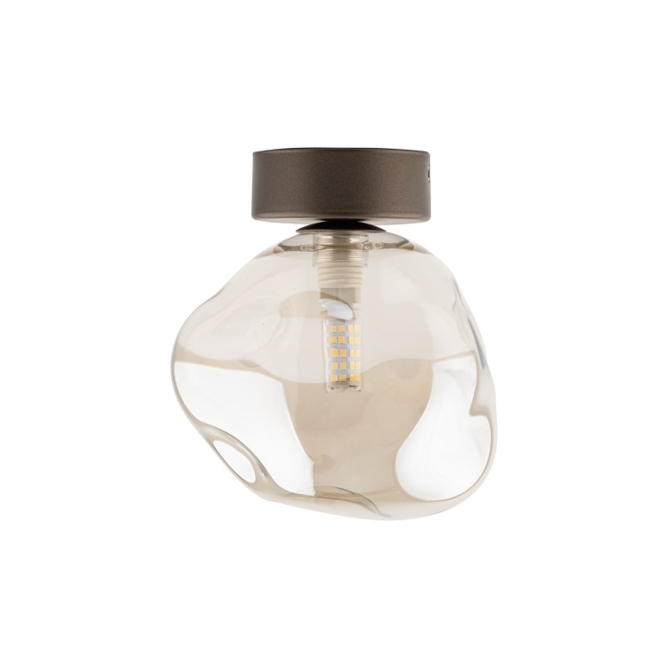 LAVA BROWN Lampa sufitowa 1XG9 11034 TK Lighting Brąz Koniak