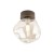 LAVA BROWN Lampa sufitowa 1XG9 11034 TK Lighting Brąz Koniak