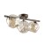 LAVA BROWN Lampa sufitowa 3XG9 11035 TK Lighting Brąz Koniak