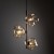 LAVA BROWN Lampa wisząca 3XG9 11036 TK Lighting Brąz Koniak