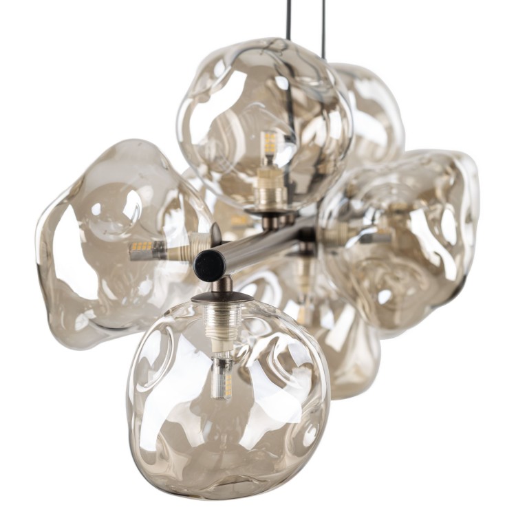 LAVA BROWN Lampa wisząca 9XG9 11037 TK Lighting Brąz Koniak