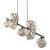 LAVA BROWN Lampa wisząca 9XG9 11037 TK Lighting Brąz Koniak