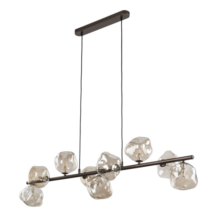 LAVA BROWN Lampa wisząca 9XG9 11037 TK Lighting Brąz Koniak